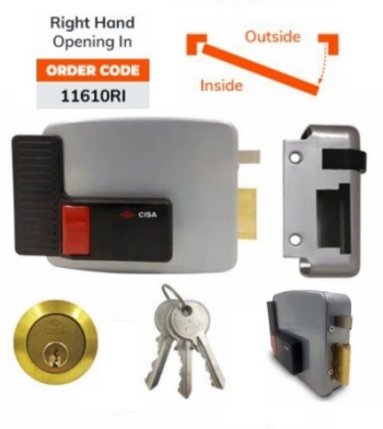 Cisa Lock Right Hand Inward Opening